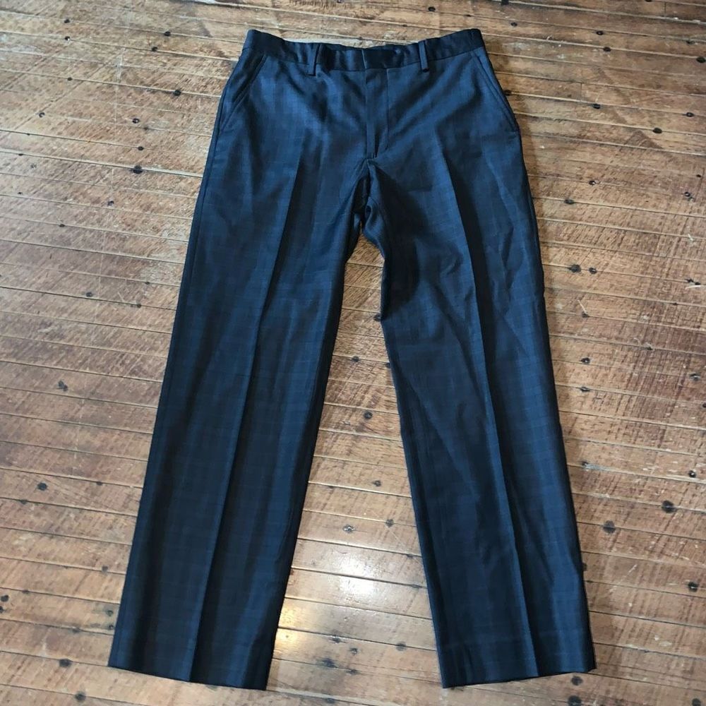 Banana Republic modern fit flat front 33x30 black slacks